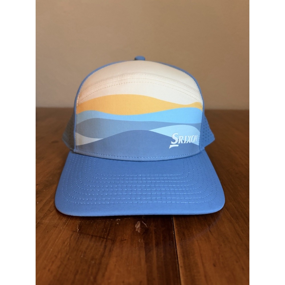 Srixon 5 Panel Golf Hat Cap Limited Edition Huntington Beach Sunset Snapback